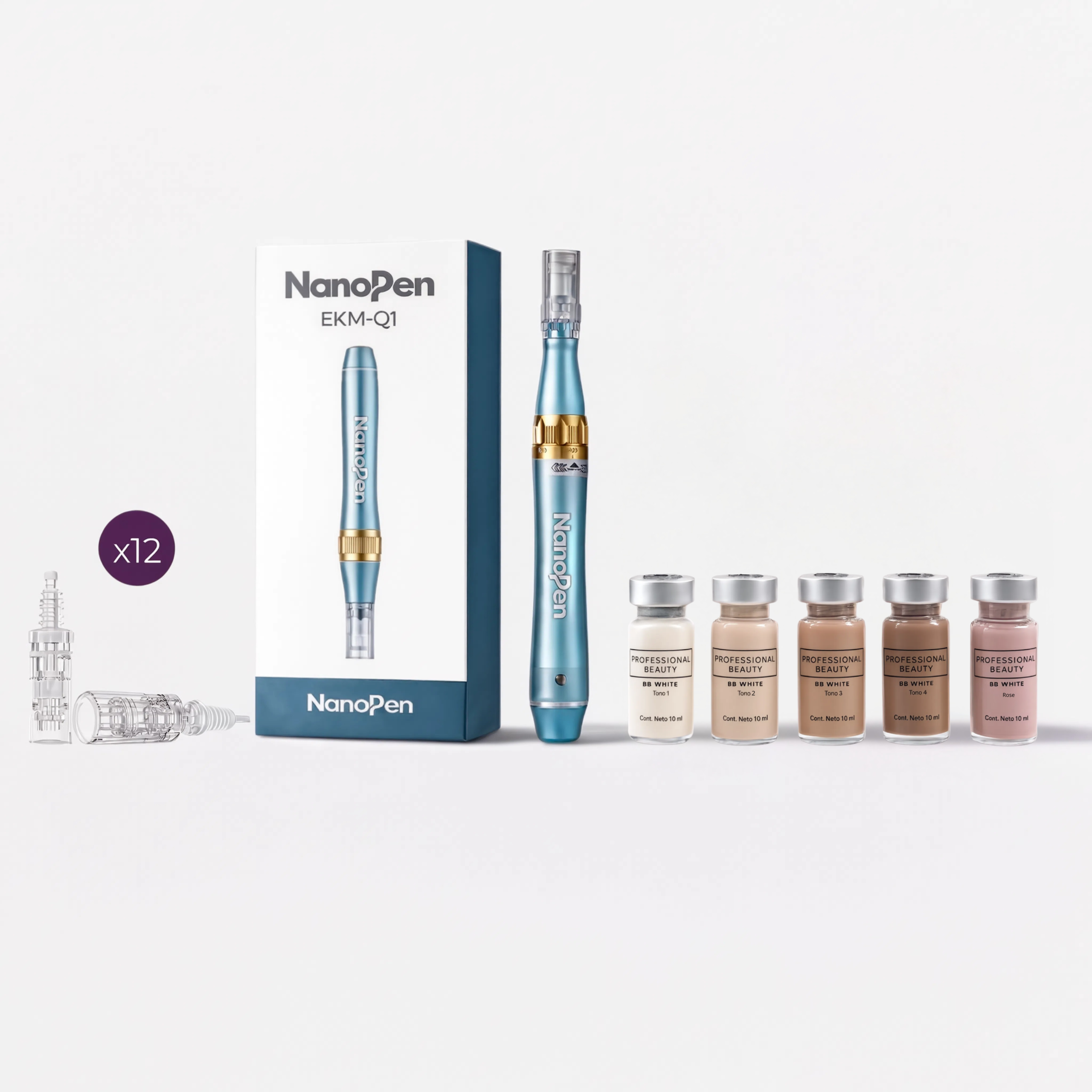Editar imagen borrar pigmentos (8) Kit Dermapen Nanopen BB Glow - Efecto Piel de Porcelana - Imagen 1